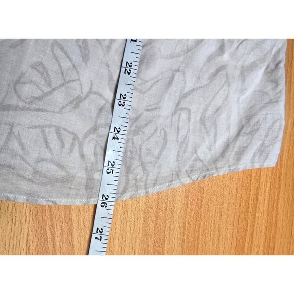 Billy Reid Mens Button Down Shirt S Artsy Abstract Leaf Pattern Casual Comfort - Picture 6 of 10